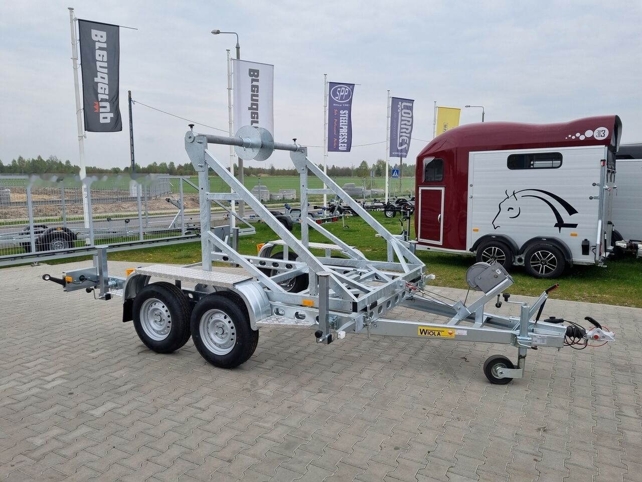 Wiola 2T-H2 przyczepa kablowa / cable trailer 2.7T GVW - Кабельный транспортер: фото 1 Wiola 2T-H2 przyczepa kablowa / cable trailer 2.7T GVW - Кабельный транспортер: фото 1