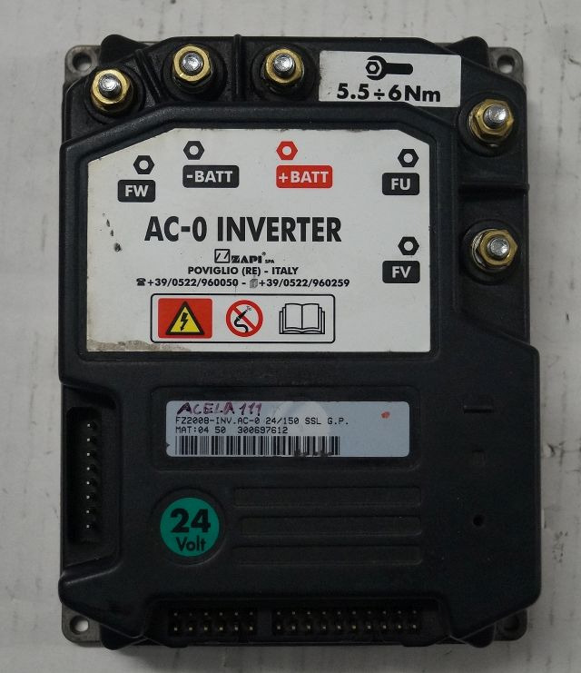 Atlet 300697612 | Rij regeling drive controller Zapi AC-) 24V/150A fz2008-inv sn - Блок управления для Погрузочно-разгрузочной техники: фото 1 Atlet 300697612 | Rij regeling drive controller Zapi AC-) 24V/150A fz2008-inv sn - Блок управления для Погрузочно-разгрузочной техники: фото 1