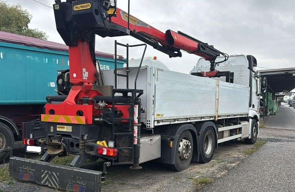 Mercedes-Benz ACTROS 2545 / 6x2 / HDS Palfinger PK 20.501 sterowany radiowo / Przyczepa w zestawie / Euro6/ Przebieg 340 000km - Грузовик бортовой/ Платформа, Автоманипулятор: фото 2 Mercedes-Benz ACTROS 2545 / 6x2 / HDS Palfinger PK 20.501 sterowany radiowo / Przyczepa w zestawie / Euro6/ Przebieg 340 000km - Грузовик бортовой/ Платформа, Автоманипулятор: фото 2