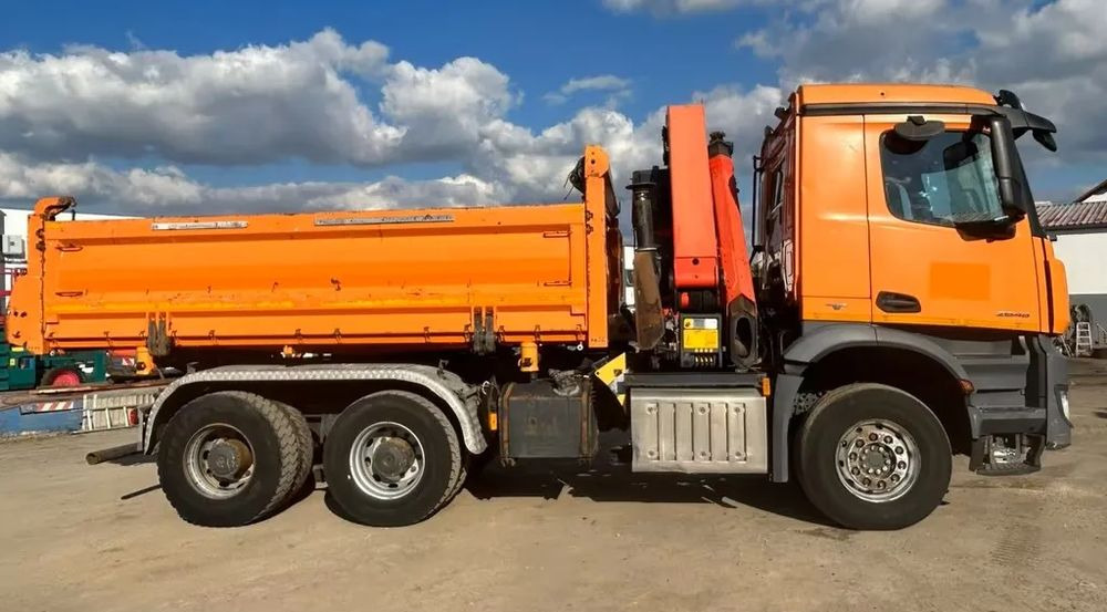 Mercedes-Benz Arocs 2648/3 – 3-stronny wywrotka Meiller / Żuraw Palfinger PK23002 / 2x BORDMATIK / Automatyczna - Самосвал: фото 5 Mercedes-Benz Arocs 2648/3 – 3-stronny wywrotka Meiller / Żuraw Palfinger PK23002 / 2x BORDMATIK / Automatyczna - Самосвал: фото 5