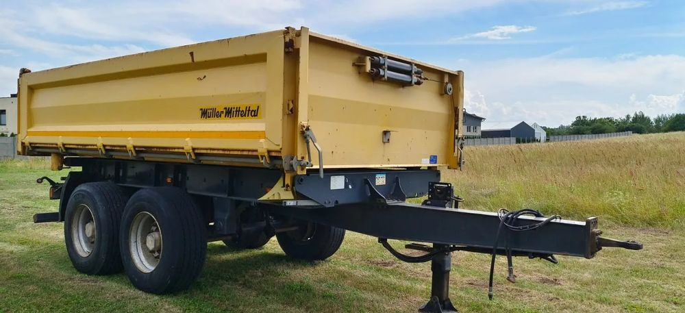 Miller Przyczepa Tandem R180 | Kipper Wywrotka trójstronna | Bordmatik- Manual | Zawieszenie pneumatyczne | Oś podnoszona|Stan idealny | - Самосвальный прицеп: фото 1 Miller Przyczepa Tandem R180 | Kipper Wywrotka trójstronna | Bordmatik- Manual | Zawieszenie pneumatyczne | Oś podnoszona|Stan idealny | - Самосвальный прицеп: фото 1