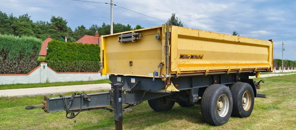 Miller Przyczepa Tandem R180 | Kipper Wywrotka trójstronna | Bordmatik- Manual | Zawieszenie pneumatyczne | Oś podnoszona|Stan idealny | - Самосвальный прицеп: фото 2 Miller Przyczepa Tandem R180 | Kipper Wywrotka trójstronna | Bordmatik- Manual | Zawieszenie pneumatyczne | Oś podnoszona|Stan idealny | - Самосвальный прицеп: фото 2