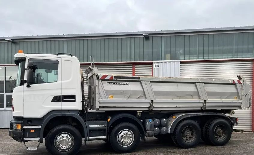 Scania G 450 8x4 | Meiller Bordmatik Wywrotka trójstronna | Retarder | 298.000 km!!!! | Euro 6 |1 właściciel - Самосвал: фото 5 Scania G 450 8x4 | Meiller Bordmatik Wywrotka trójstronna | Retarder | 298.000 km!!!! | Euro 6 |1 właściciel - Самосвал: фото 5