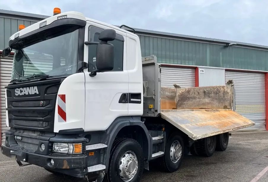 Scania G 450 8x4 | Meiller Bordmatik Wywrotka trójstronna | Retarder | 298.000 km!!!! | Euro 6 |1 właściciel - Самосвал: фото 4 Scania G 450 8x4 | Meiller Bordmatik Wywrotka trójstronna | Retarder | 298.000 km!!!! | Euro 6 |1 właściciel - Самосвал: фото 4