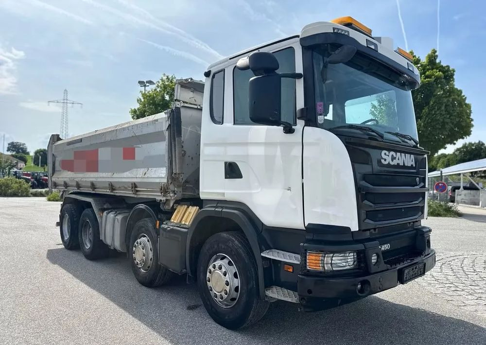 Scania G450 8x4 / Trójstronna Wywrotka / 1. właściciel / 2016 / Półautomat/Bordmatik - Самосвал: фото 1 Scania G450 8x4 / Trójstronna Wywrotka / 1. właściciel / 2016 / Półautomat/Bordmatik - Самосвал: фото 1
