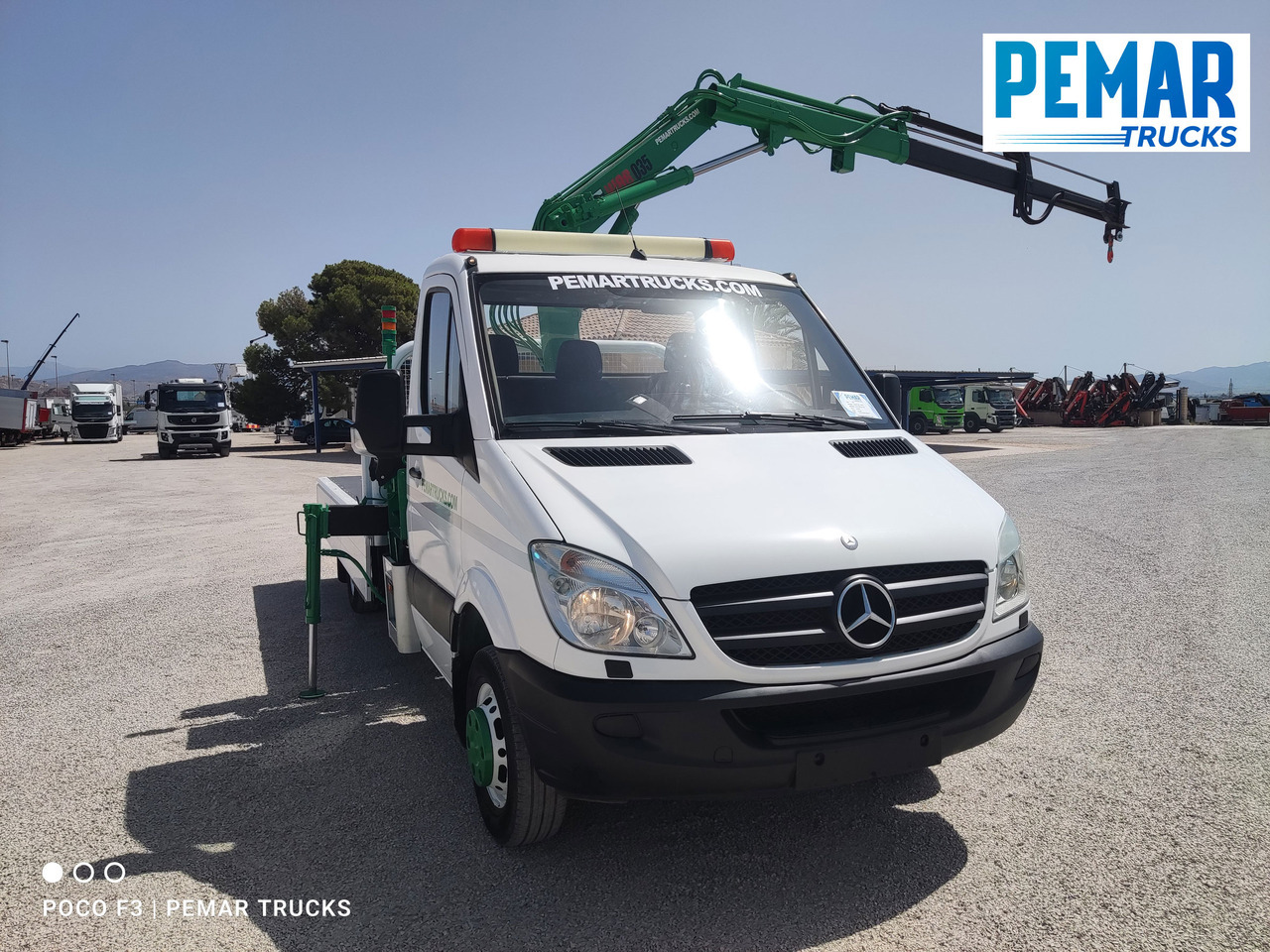 Грузовик бортовой/ Платформа, Автоманипулятор MERCEDES-BENZ SPRINTER 515 CDI GRUA CAJA FIJA 150 CV: фото 17