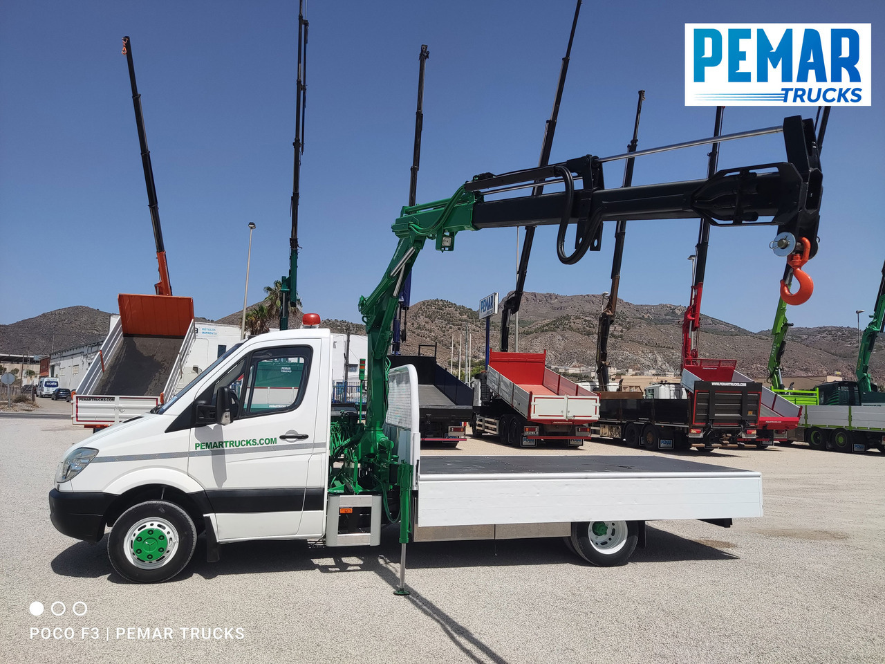 Грузовик бортовой/ Платформа, Автоманипулятор MERCEDES-BENZ SPRINTER 515 CDI GRUA CAJA FIJA 150 CV: фото 18