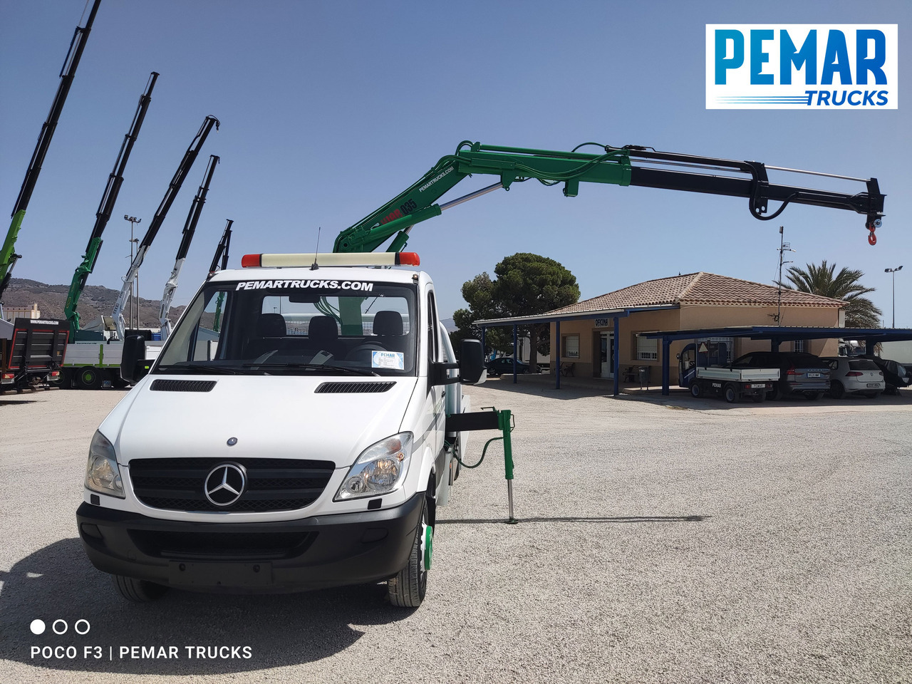 Грузовик бортовой/ Платформа, Автоманипулятор MERCEDES-BENZ SPRINTER 515 CDI GRUA CAJA FIJA 150 CV: фото 16