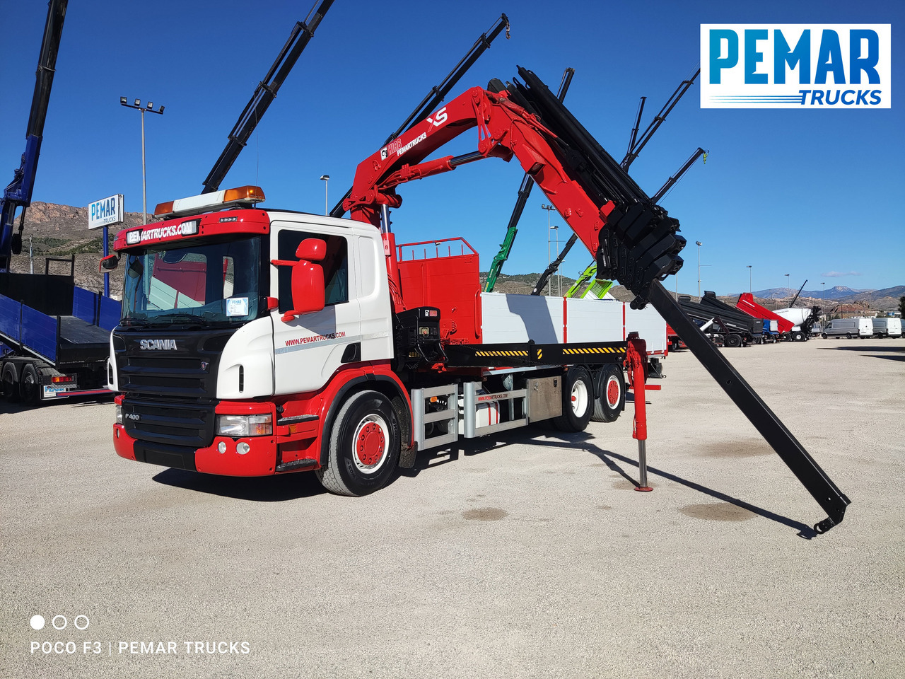 Автоманипулятор SCANIA P 400 6X2 GRUA CAJA FIJA: фото 40