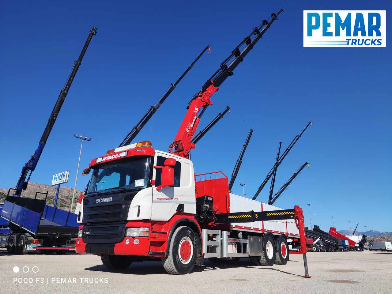 Автоманипулятор SCANIA P 400 6X2 GRUA CAJA FIJA: фото 33