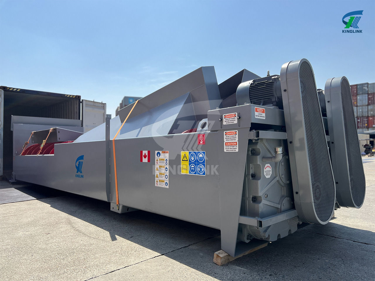 KINGLINK Sandscrew 36'' x 25' | Fine Material Washer | Sand Screw in Canada - Строительная техника: фото 1 KINGLINK Sandscrew 36'' x 25' | Fine Material Washer | Sand Screw in Canada - Строительная техника: фото 1