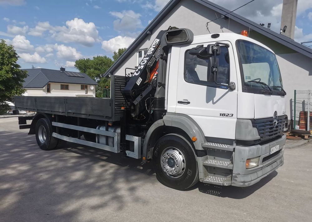 Грузовик бортовой/ Платформа, Автоманипулятор Mercedes-Benz Atego 1823 żuraw HDS Atlas 105.2 koła 315/80R22,5: фото 18