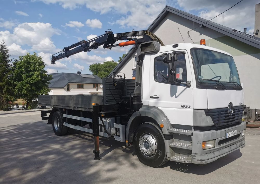 Mercedes-Benz Atego 1823 żuraw HDS Atlas 105.2 koła 315/80R22,5 - Грузовик бортовой/ Платформа, Автоманипулятор: фото 1 Mercedes-Benz Atego 1823 żuraw HDS Atlas 105.2 koła 315/80R22,5 - Грузовик бортовой/ Платформа, Автоманипулятор: фото 1