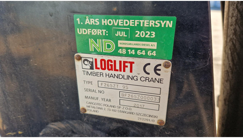 Loglift F265ZT 95 - Кран-манипулятор для Грузовиков: фото 5 Loglift F265ZT 95 - Кран-манипулятор для Грузовиков: фото 5