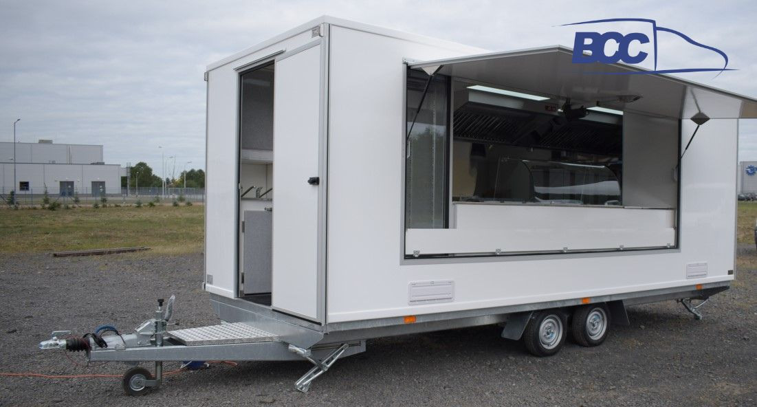 BCC POLSKA - PRZYCZEPA GASTRONOMICZNA - FOOD TRUCK - CATERING TRAILER - HANDLOWA, PIZZA, BURGER, KEBAB, KURCZAK Z ROŻNA, LODY, KAWA, PĄCZKI - Торговый прицеп: фото 1 BCC POLSKA - PRZYCZEPA GASTRONOMICZNA - FOOD TRUCK - CATERING TRAILER - HANDLOWA, PIZZA, BURGER, KEBAB, KURCZAK Z ROŻNA, LODY, KAWA, PĄCZKI - Торговый прицеп: фото 1