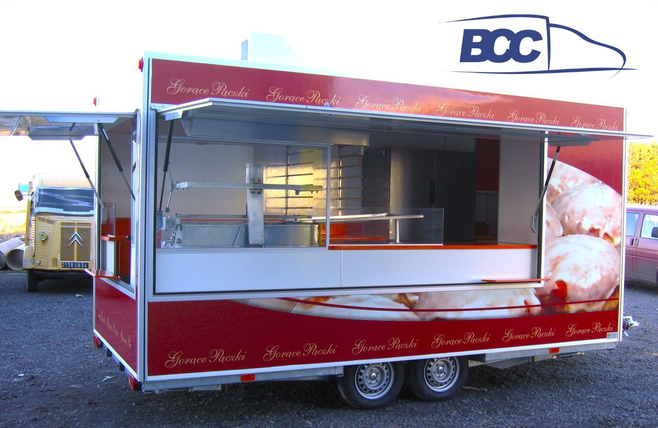 Новый Торговый прицеп BCC POLSKA - PRZYCZEPA GASTRONOMICZNA - FOOD TRUCK - CATERING TRAILER - HANDLOWA, PIZZA, BURGER, KEBAB, KURCZAK Z ROŻNA, LODY, KAWA, PĄCZKI: фото 11