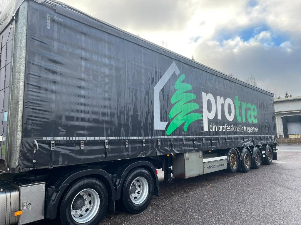 Nordic Trailer 4-aks verhokapelli - Тентованный полуприцеп: фото 3 Nordic Trailer 4-aks verhokapelli - Тентованный полуприцеп: фото 3