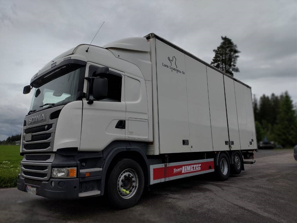 Scania R480 6x2 limetec kokosivuauk kori,liukukatto - Грузовик с закрытым кузовом: фото 1 Scania R480 6x2 limetec kokosivuauk kori,liukukatto - Грузовик с закрытым кузовом: фото 1
