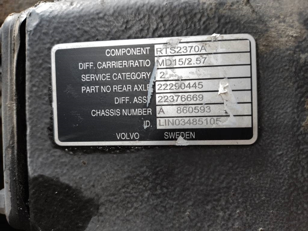Volvo RTS2370A - Ось и запчасти для Грузовиков: фото 2 Volvo RTS2370A - Ось и запчасти для Грузовиков: фото 2