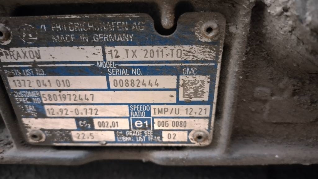 ZF Traxon 12 TX 2011 TO - Коробка передач для Грузовиков: фото 5 ZF Traxon 12 TX 2011 TO - Коробка передач для Грузовиков: фото 5