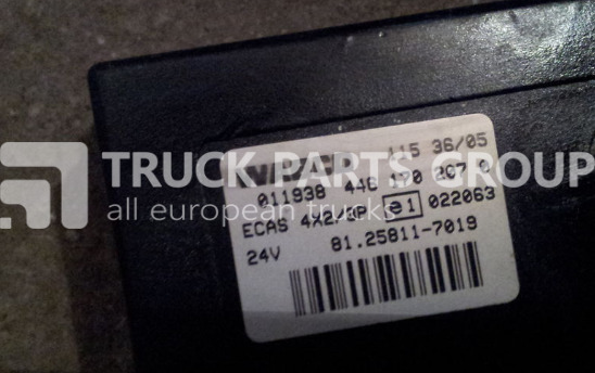 Блок управления для Грузовиков MAN TGX, TGS EURO5, EURO6 emission ECAS control unit, air suspension control unit: фото 7