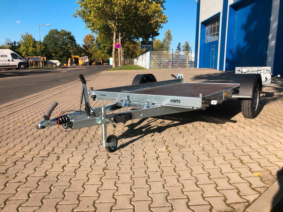 Martz Anhänger / Tieflader 1163Kg Nutzlast mit Knickdeichsel zum Kippen 3250x1850mm *INKL.19% MWST* - Прицеп для мотоцикла: фото 5 Martz Anhänger / Tieflader 1163Kg Nutzlast mit Knickdeichsel zum Kippen 3250x1850mm *INKL.19% MWST* - Прицеп для мотоцикла: фото 5