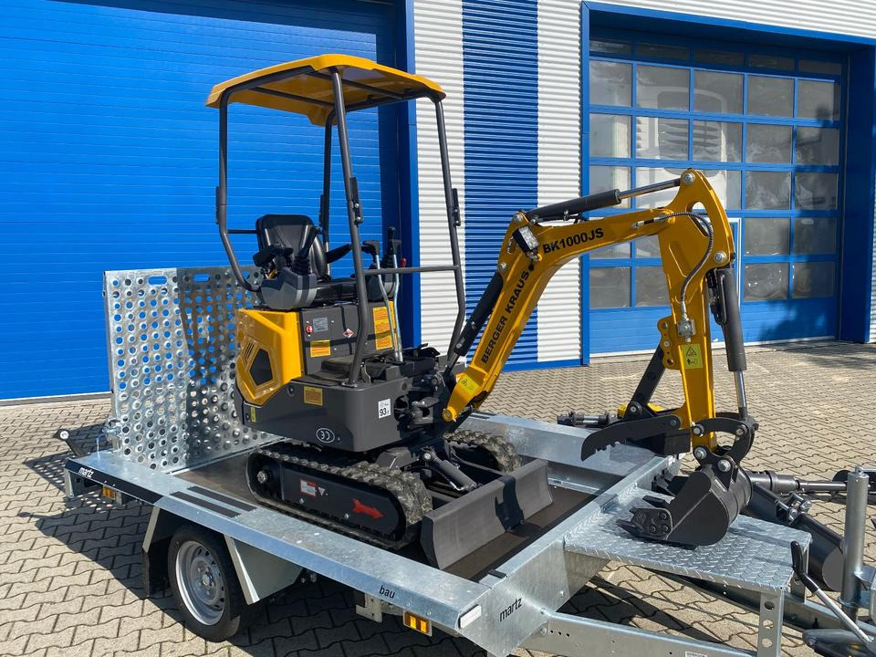 Мини-экскаватор Minibagger BK1000JS + Tieflader + Zubehör *HERBSTAKTION*INKL.19% MWST*BERGER KRAUS*SOFORT!*: фото 7