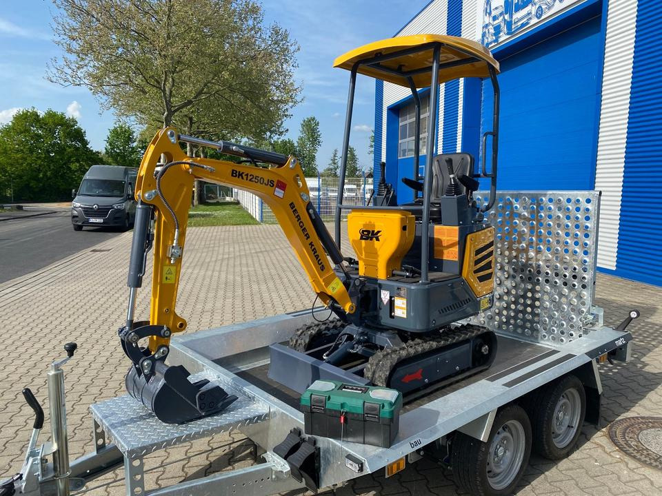 Minibagger BK1250JS + Tieflader + Zubehör *INKL.19% MWST*KUBOTA*BERGER KRAUS*JOYSTICK*SOFORT!* - Мини-экскаватор: фото 4 Minibagger BK1250JS + Tieflader + Zubehör *INKL.19% MWST*KUBOTA*BERGER KRAUS*JOYSTICK*SOFORT!* - Мини-экскаватор: фото 4