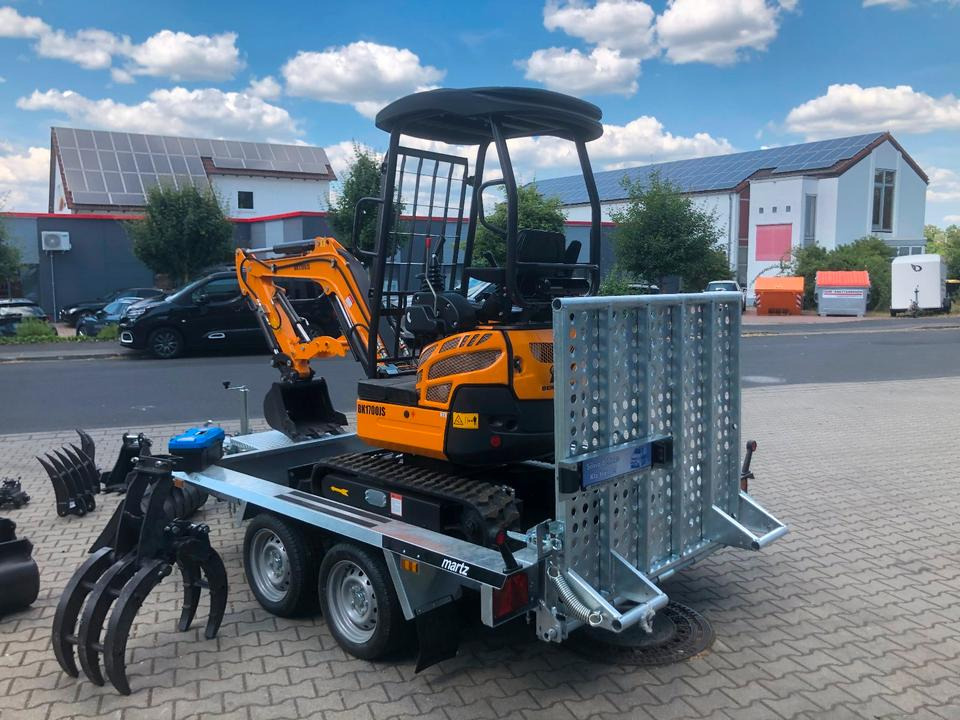 Мини-экскаватор Minibagger BK1700JS +Tieflader +Zubehör *INKL.19% MWST*BERGER KRAUS*KUBOTA*JOYST*SOFORT!: фото 10