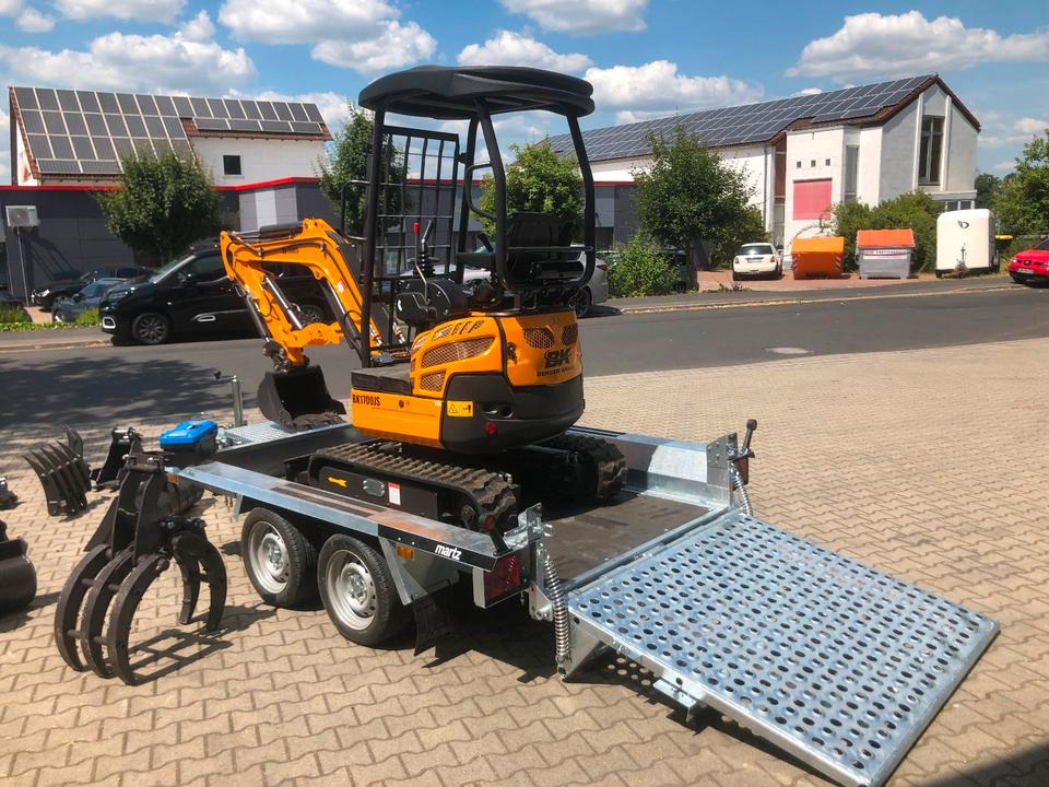 Мини-экскаватор Minibagger BK1700JS +Tieflader +Zubehör *INKL.19% MWST*BERGER KRAUS*KUBOTA*JOYST*SOFORT!: фото 11
