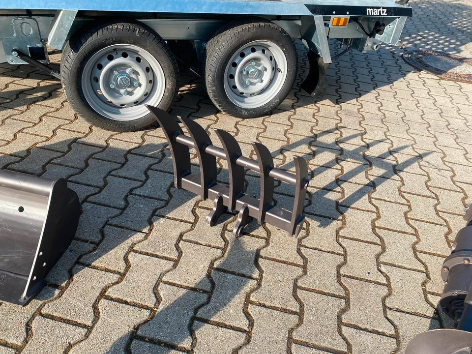Мини-экскаватор, Прицеп Minibagger BK950KS + Tieflader + Zubehör *INKL.19% MWST*BERGER KRAUS*KABINE*SOFORT!*: фото 15