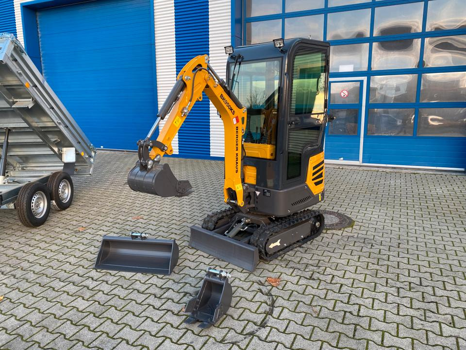 Minibagger BK950KS im Komplettpaket mit Kippanhänger und Auffahrrampen *INKL.19% MWST*BERGER KRAUS*SOFORT!* - Мини-экскаватор: фото 4 Minibagger BK950KS im Komplettpaket mit Kippanhänger und Auffahrrampen *INKL.19% MWST*BERGER KRAUS*SOFORT!* - Мини-экскаватор: фото 4
