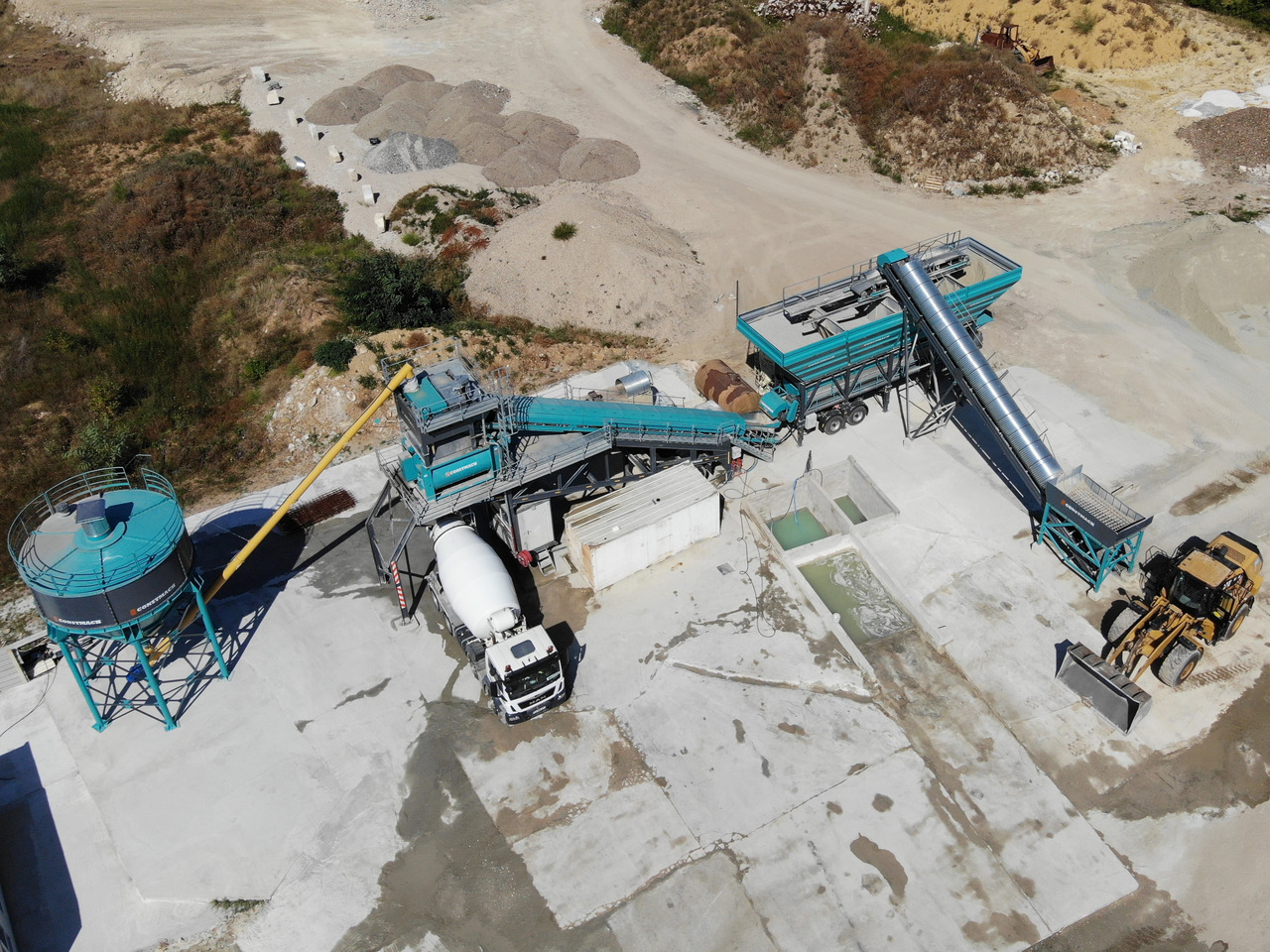 Constmach Centrale à Béton Mobile d'une Capacité de 120 m³/h - Бетонный завод: фото 1 Constmach Centrale à Béton Mobile d'une Capacité de 120 m³/h - Бетонный завод: фото 1