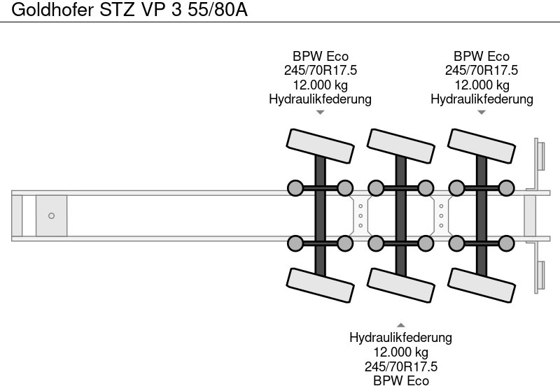 Низкорамный полуприцеп Goldhofer STZ VP 3 55/80A: фото 15