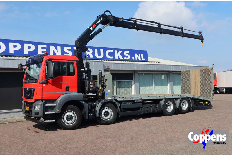 MAN TGS 35.360 8X2 Euro 6 Oprijwagen + HIAB 228 E 3 kraan. Radio grafisch + winch - Автоманипулятор: фото 1 MAN TGS 35.360 8X2 Euro 6 Oprijwagen + HIAB 228 E 3 kraan. Radio grafisch + winch - Автоманипулятор: фото 1