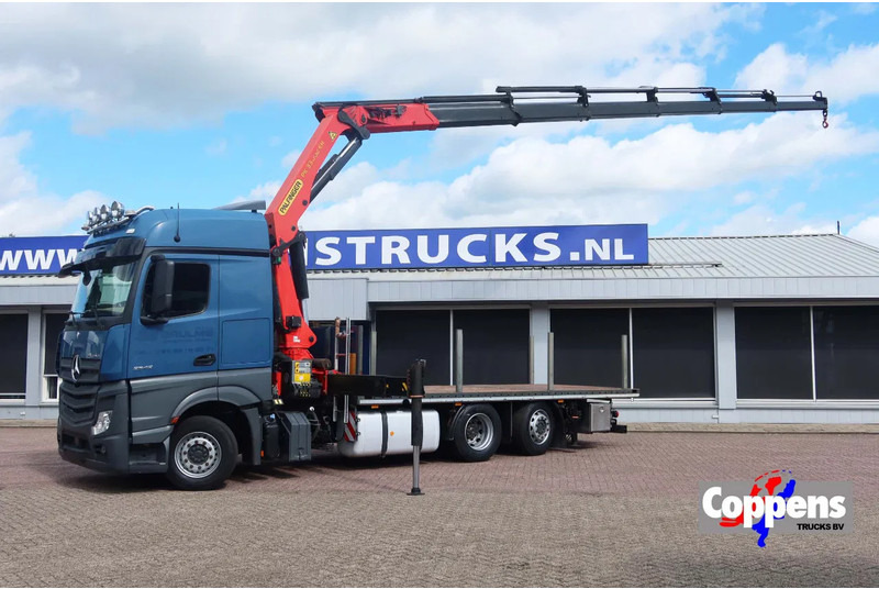 Mercedes-Benz Actros 2542 2542 L Openwagen+Kraan Palginer PK 3302 EH - Автоманипулятор: фото 1 Mercedes-Benz Actros 2542 2542 L Openwagen+Kraan Palginer PK 3302 EH - Автоманипулятор: фото 1