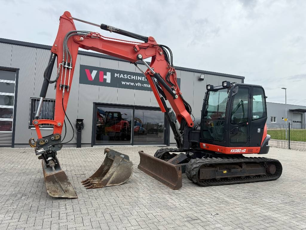 Kubota KX 080-4 - Мини-экскаватор: фото 1 Kubota KX 080-4 - Мини-экскаватор: фото 1