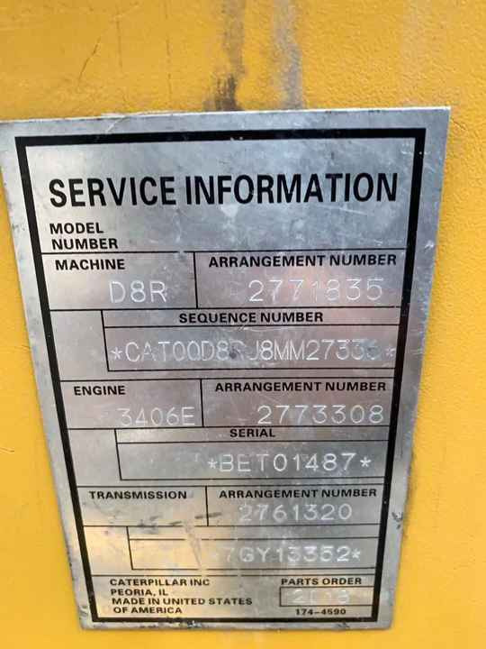 Бульдозер Original Japan Imported Caterpillar D8R Bulldozer Japan Original Cat D7G D7R D8R D9n D8r Used Bulldozers: фото 6