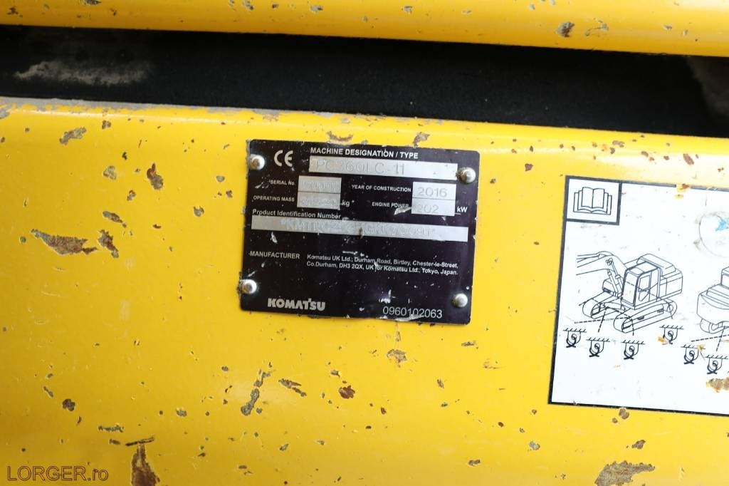 Гусеничный экскаватор Komatsu PC 360 LC - 11: фото 18