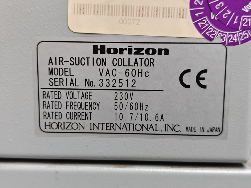 Horizon VAC-60Hc - Печатное оборудование: фото 5 Horizon VAC-60Hc - Печатное оборудование: фото 5