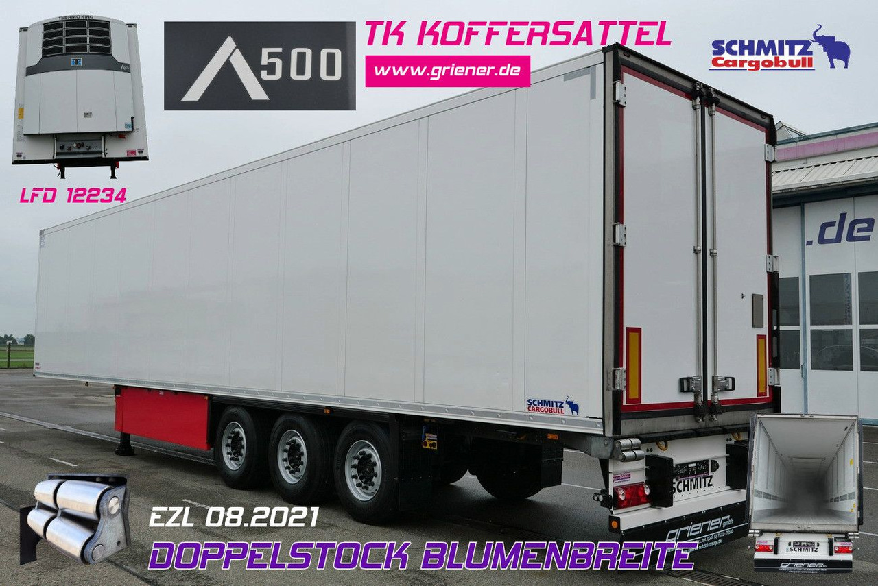 Schmitz Cargobull SKO 24/DOPPELSTOCK BLUMEN TK A500 DRP FP 45 - Полуприцеп-фургон: фото 1 Schmitz Cargobull SKO 24/DOPPELSTOCK BLUMEN TK A500 DRP FP 45 - Полуприцеп-фургон: фото 1