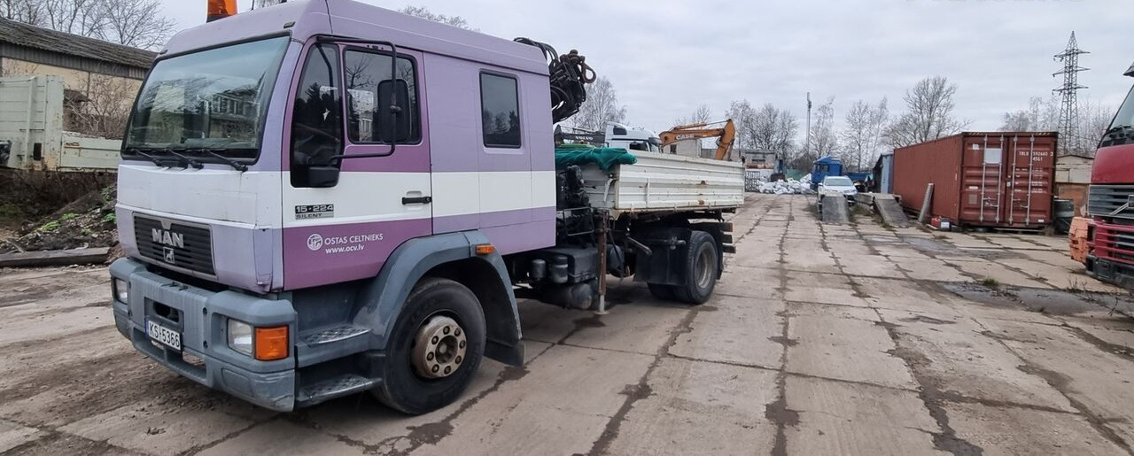 MAN 15.224 - Самосвал, Автоманипулятор: фото 1 MAN 15.224 - Самосвал, Автоманипулятор: фото 1