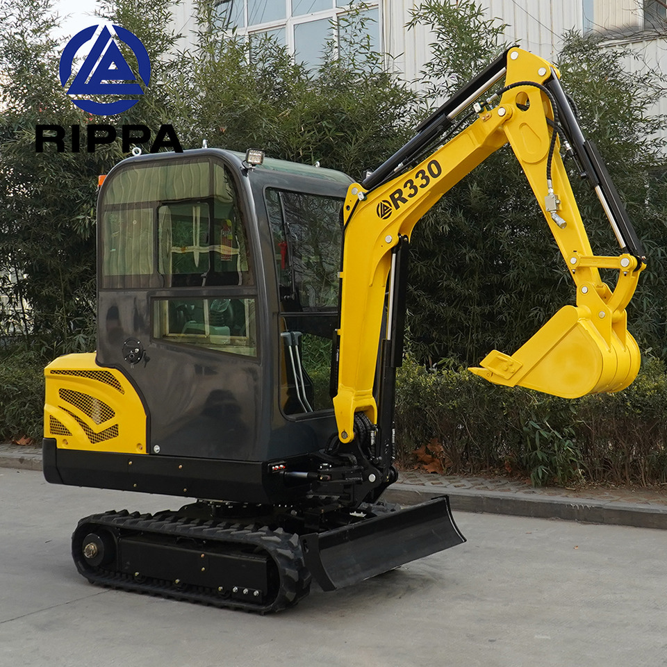 Новый Мини-экскаватор Shandong Rippa Machinery Group Co., Ltd. R330-Global stocking Rapid delivery-Kubota engine-Cab-Air Conditioner ; CE certification: фото 7