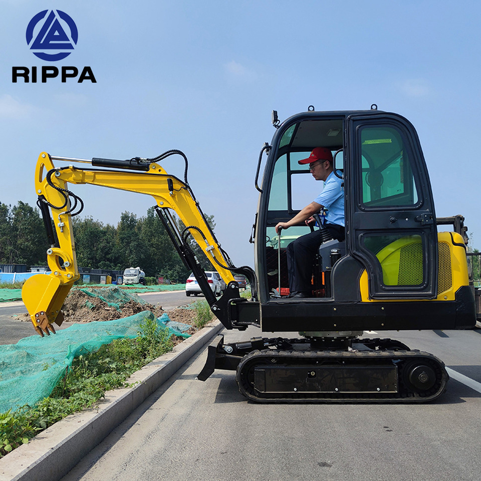 Новый Мини-экскаватор Shandong Rippa Machinery Group Co., Ltd. R330-Global stocking Rapid delivery-Kubota engine-Cab-Air Conditioner ; CE certification: фото 20