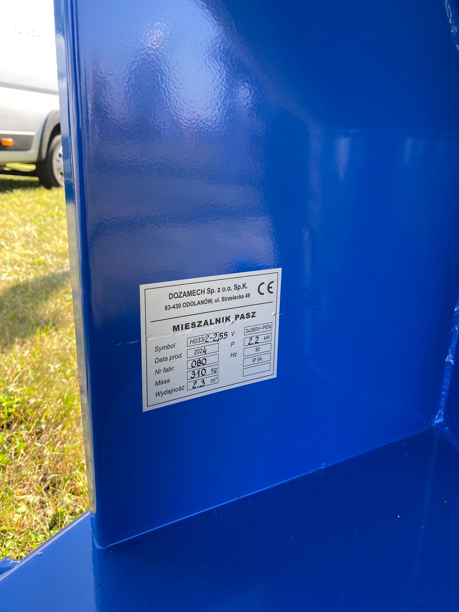Новый Инвентарь для животноводства Dozamech Getreidemischanlage / Feed mixer / Melangeuse de fourrage / Miscelatore di mangime / Кормосмеситель / Mieszalnik H-033/2 1000 kg: фото 9