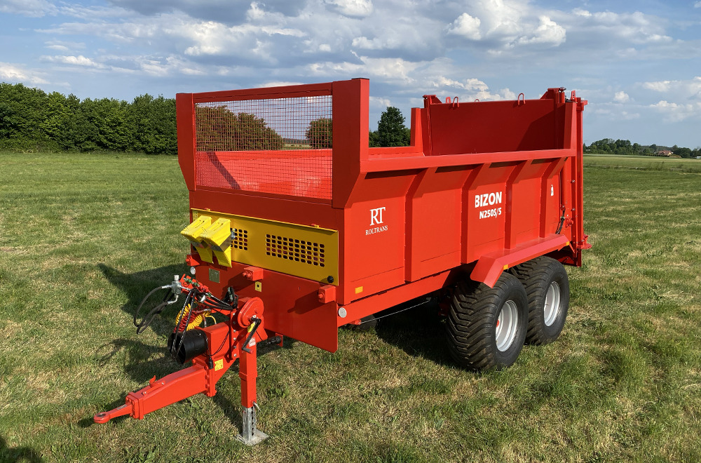 Roltrans Miststreuer / Manure spreader / Epandeur à fumier / Spandiletame / Разбрасыватель органических удобрений / Rozrzutnik obornika N250S/5 10 t - Навозоразбрасыватель: фото 1 Roltrans Miststreuer / Manure spreader / Epandeur à fumier / Spandiletame / Разбрасыватель органических удобрений / Rozrzutnik obornika N250S/5 10 t - Навозоразбрасыватель: фото 1