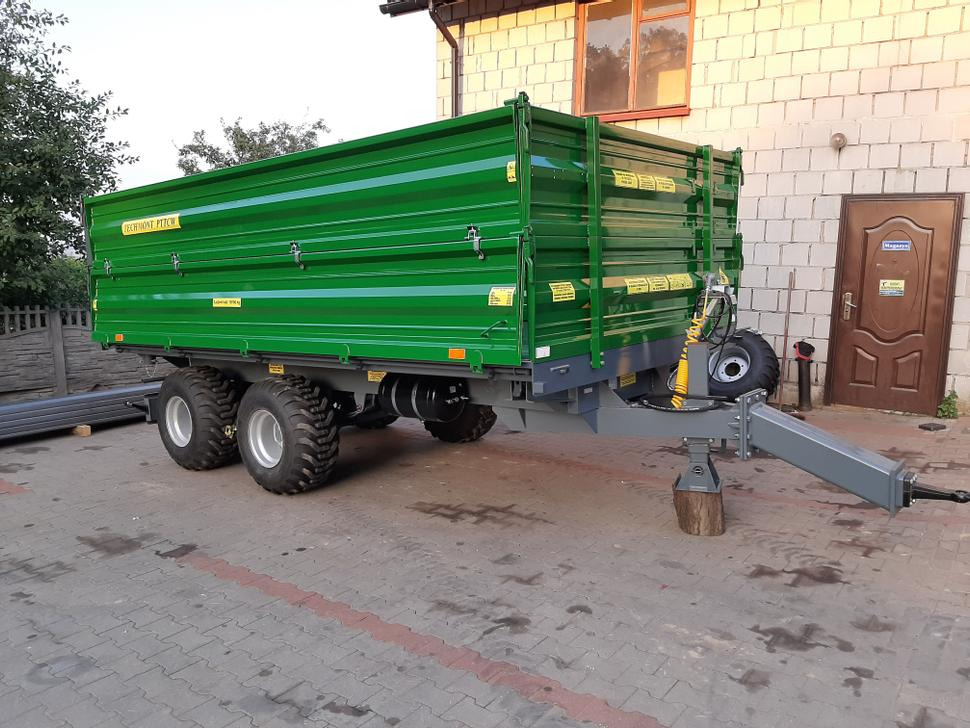 Techmont Anhänger / Trailer / Remorque / Rimorchio / Прицеп двухосный тандем / Przyczepa tandem PTTCW 310 10 t - Сельскохозяйственный прицеп-самосвал: фото 3 Techmont Anhänger / Trailer / Remorque / Rimorchio / Прицеп двухосный тандем / Przyczepa tandem PTTCW 310 10 t - Сельскохозяйственный прицеп-самосвал: фото 3
