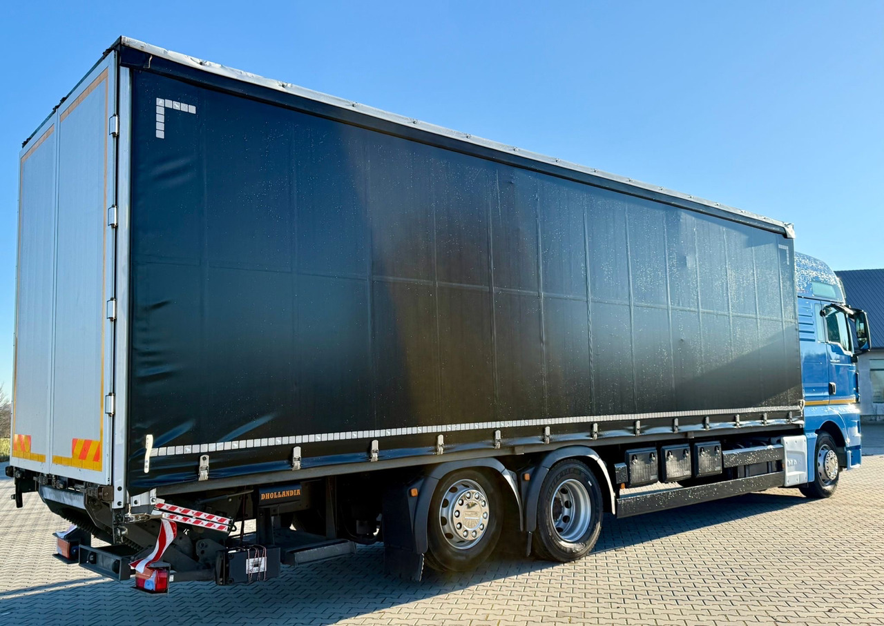 MAN TGX 26.420 / FIRANKA / WINDA / 23 EUROPALETY / 6x2 / AUTOMAT / EURO 6 / OŚ PODNOSZONA / DUŻA KABINA / 2019 ROK - Тентованный грузовик: фото 3 MAN TGX 26.420 / FIRANKA / WINDA / 23 EUROPALETY / 6x2 / AUTOMAT / EURO 6 / OŚ PODNOSZONA / DUŻA KABINA / 2019 ROK - Тентованный грузовик: фото 3