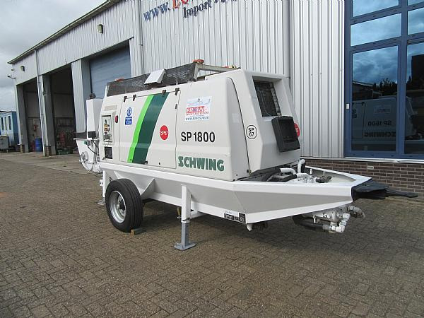 2014 SCHWING BP 1800 D -129 KW static pump - Бетононасос стационарный: фото 1 2014 SCHWING BP 1800 D -129 KW static pump - Бетононасос стационарный: фото 1