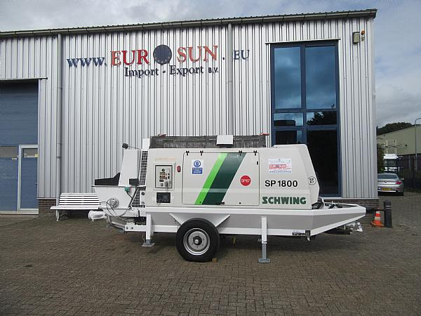 2014 SCHWING BP 1800 D -129 KW static pump - Бетононасос стационарный: фото 2 2014 SCHWING BP 1800 D -129 KW static pump - Бетононасос стационарный: фото 2